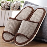 Womens Slipper Soft Linen Sandals Comfort Women Sandal Slipper Comfy Lady OPEN TOE Bathing Hotel Casual Womens