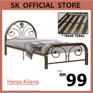 BASE TEBAL (1katil 1 order) Single Bed Frame/Metal Bed/Bedroom Furniture/Base/Bed/Katil Single/Katil