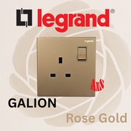 Rose Gold - Legrand Galion Switches 13A 15A Switch Socket Multi Socket 1Gang 2Gang 3Gang 4Gang 1Way 