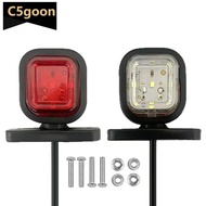 C5GOON 2Pcs Truck LED Outline Caravan Lamp Double Side Marker Lights Waterproof Taillight Front Rear