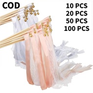 Wedding Colorful Ribbons, Fairy Wands, Magic Wands, Streamers, Decorations, Party Wedding Supplies