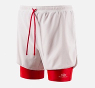 District Vision x New Balance Layered Shorts - Red