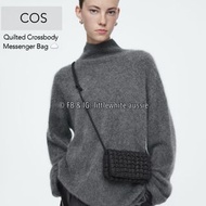 澳洲直送✈️ COS Quilted Crossbody Messenger Bag Black 細雲朵斜孭袋 黑色 斜孭雲朵包  (Blackpink Jennie同款 大袋子 爆谷袋 泡芙袋 泡泡