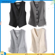 Limited KL stock  Women Suit Gray Vest for Business Office Formal #2301
