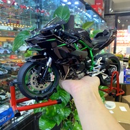 [Đề nổ vê ga phun khói] Mô hình xe Kawasaki Ninja H2R dài 31cm tỉ lệ 1:6 XLG