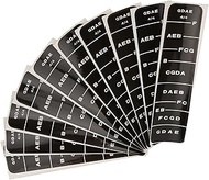 Violin Sticker Black Blue Fingerboard Guide for Beginners, 4/4 3/4 1/8 Violin Accessories, Non - Res