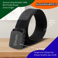 Men's Anti-X-Ray Plastic Automatic Buckle Canvas Belt Thick Lightweight Can Be Passed Xray Airport T