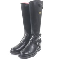 Lewis Leathers MOTORWAY 靴子，黑色牛皮長靴，7 碼，英國製造，狀況極佳。