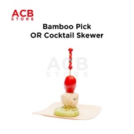 [SG STOCK]  Cocktail Sticks | Disposable Bamboo Stick 20pcs | Buffet Skewer | Fruit Picks