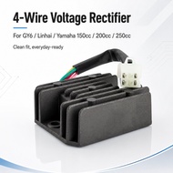 ATV Motorcycle GY6 Quad 150cc 200cc 250cc Linhai Yamaha 150cc 200cc Voltage Rectifier 4 wires