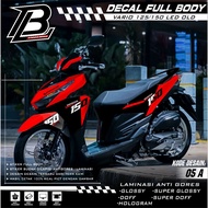 BL Sticker Decal Sticker VARIO 125/150 LED Full body - Sticker Motor Honda VARIO 125/150 2015 2016 2