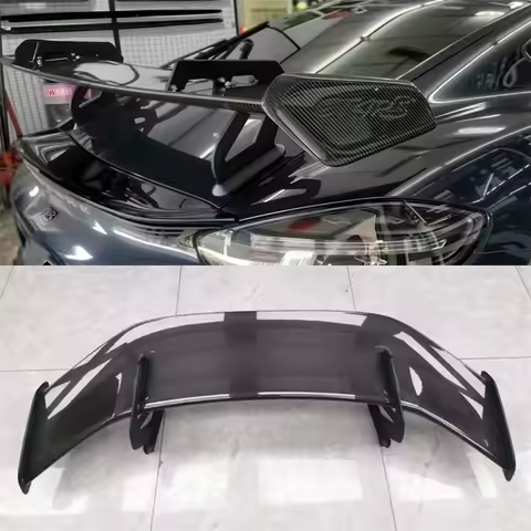 For Porsche 718 981 987 GT4RS Real Carbon Fiber Tail Wing Wing Rear Trunk Lip Car Accessories Refit 