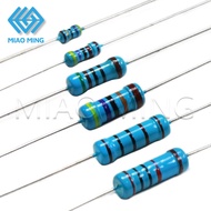 100PCS 1% 1/4W 1/6W Metal Film Resistor 1/10R 1K 10K 100K 1M MIAO MING