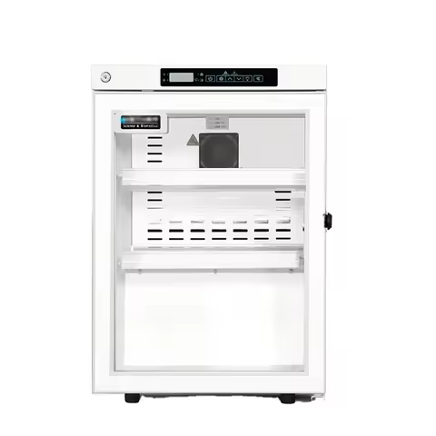 Hochey Medical Multipurpose Fast Pull Down Small Vertical 2~8℃ Pharmacy Refrigerator
