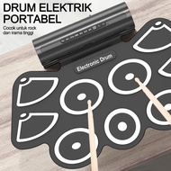 Set USB Drum Elektronik/Drum Digital Elektronik Portabel /set drum elektrik silikon/drum elektronik