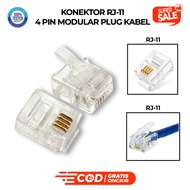 Rj11 CONNECTOR 4 PIN TELEPHONE JACK RJ 11 TELEPHONE CONNECTOR