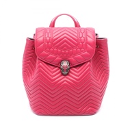 【二手】BVLGARI(Bulgari) Serpenti Forever 系列雙肩包，洋紅色，羊皮 (Lambskin)