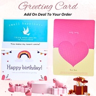 Greeting Card Wishes Card Seasonal Greeting Card Birthday Valentine's Mother Day Christmas Wedding