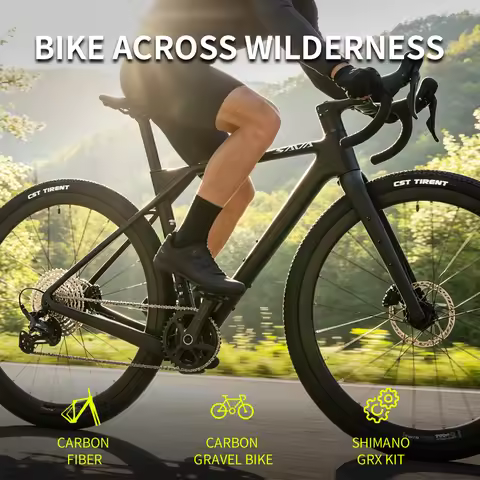 SAVA Gelaro S6/S4 R21 Carbon Gravel Bike, All-Road Off-Road Adventure Bicycle, Shimano GRX 12/20 Spe
