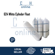 624 Pelampung | 624 White Cylinder Float | Pelampung Putih | Pelampung Pukat Warna Putih | Float 624