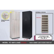 LHT Siap Pasang Model : Shoe Cabinet 3D 2.6ft Width ✔️ 6ft or 5.4ft or 4ft or 2,8ft Height ✔️ 1.2ft 