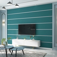 Background wall wallpaper Nordic living room embossed bedroom3D 3D Modern Minimalist Home Wallpaper 