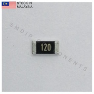 10PCS Taiwan-Grade 12R ±5%, 1206 SMD Resistor (120)