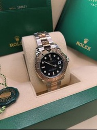 ROLEX 勞力士 37mm 268621-0004 Yacht-Master 醇黑色面