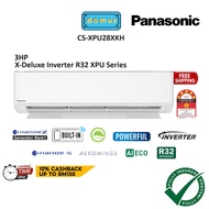 5 STAR Panasonic X-Deluxe Inverter R32 Air Conditioner 29000BTU Built-In WiFi 3HP AirCond Air Cond 冷氣機 空調 CS-XPU28XKH