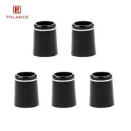 HILABEE 5x Durable Golf Ferrules Replacement Silver Rings Shaft Ferrule Golf Iron