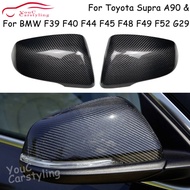 F48 Real Carbon Fiber Mirror Cover  For BMW 1 2 X1 X2 Z4 Series F52 F40 F44 F45 F39 G29 & Toyota Sup