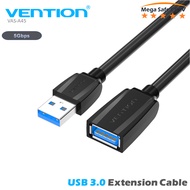 Vention 1M/1.5M/2M/3M USB 3.0 Cable Extension Cable Male to Female 3.0 USB Extender Cable VAS-A45
