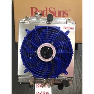 Redsuns Honda Civic EG sr4 so4 EK B Series B16 B18 B20/ D Series Radiator D15 D16 + Fan Shroud + Fan
