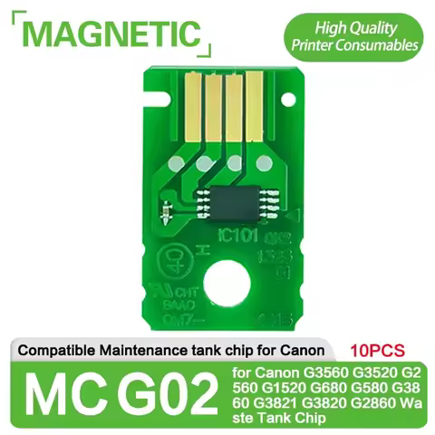 NEW Maintenance tank chip MC G02 MCG02 for Canon G3560 G3520 G2560 G1520 G680 G580 G3860 G3821 G3820