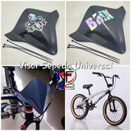 BMX BIKE VISOR BMX HOLOGRAM STICKER / Cool Universal Children's Bicycle Visor Can be used for all ty