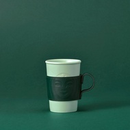 Starbucks Light and Dark Green Siren Mug 12oz