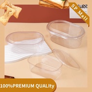 SP MaII-(280ml/500ML)50pcs Transparent Oval Cake box Tiramisu Box 280ml/ Kotak Bekas Cheese kek/Beka