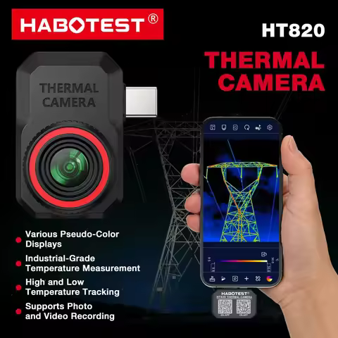HABOTEST HT820 Thermal Camera for Android Infrared Thermal Imager Repair Thermographic Camera with H