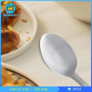 [Almencla1] Stainless Spoon Gift, Cooking Utensil Engraved Ice Cream Spoon Serving Spoon for Camping Trip Picnic,