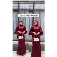 BISA COD GAMIS JEJE ATASAN WANITA TALI SERUT DRESS SATIN SILK GAMIS TERBARU SERAGAM BRIDESMAID DRESS