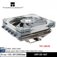 Thermalright | Thermalright AXP120-X67 Black ARGB Press Down CPU Air Cooler 120mm PWM Fan 6 Heat Pip