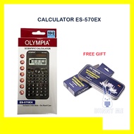 FREE GEOMETRIC SET OLYMPIA SCIENTIFIC CALCULATOR ES-570EX