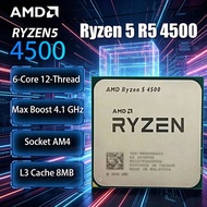 AMD | AMD Ryzen 5 4500 Naked packaging Socket AM4 6-Core 12-Thread L3=8MB DDR4 Processor 65W PCIe 3.