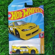 Nissan silvia s15 lbwk yellow hot wheels