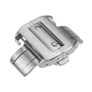 Stainless Steel Watch Buckle for Cartier Santos 100 Belt Folding Buckle Butterfly Clasp Santos Watch Strap 18 21mm