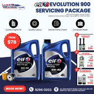 Car Servicing - ELF Evolution 4L Engine Oil Service Package | Fully Synthetic 5W30 5W40