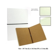 5x Combination Notebook (80 pages Lined notebook 80 pages Dotted notebook)