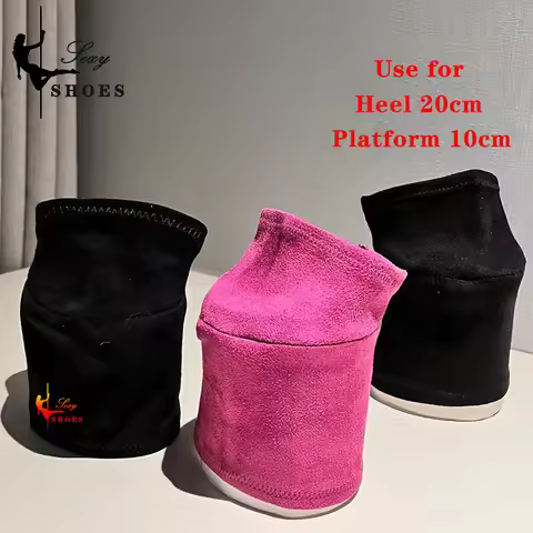 High Heels 20cm Shoes's Platform Protectors Cover Pole Dance Training Overshoes Shoes Accessories Su