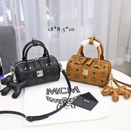 MCM Boston Mini Bag Boston Pillow Bag Messenger Bag Handbag Female Bag