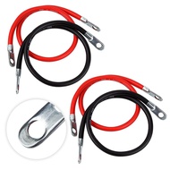 4AWG 18-Inch Battery Cable Set with Terminal Car New Energy Battery Cable Factory Ready Stock